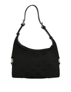 Monogram Shoulder Bag, Canvas, Black, 015938, DB, 2*